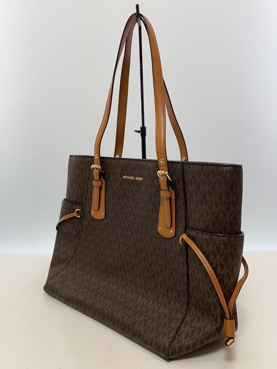 MICHAEL KORS Tote Bag -- BRW Allover Pattern 30T8GV6T4B 2