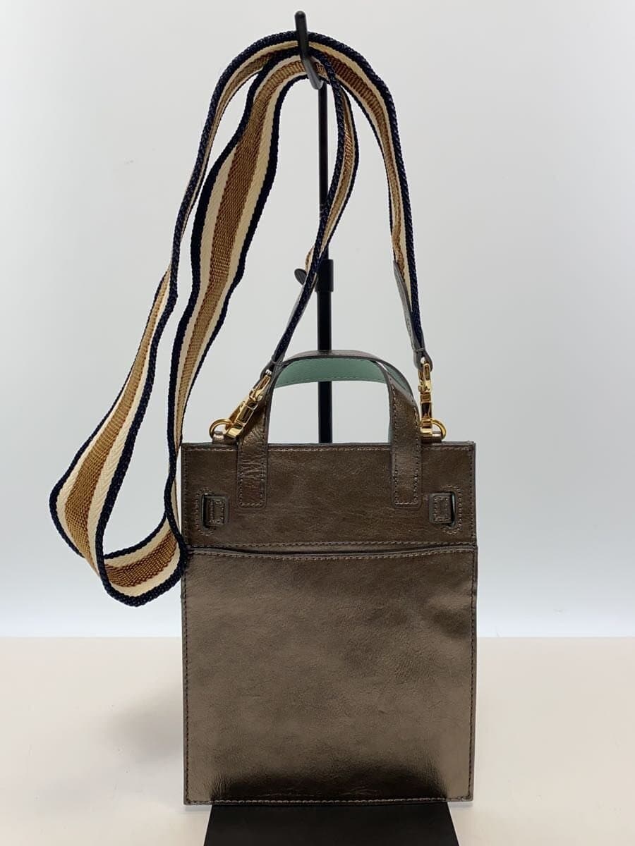 A.D.M.J. Shoulder Bag Leather GRY 3