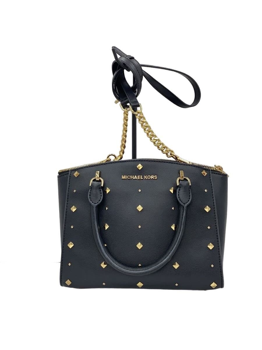 MICHAEL KORS Shoulder Bag Leather Black 35H7GE0S5L