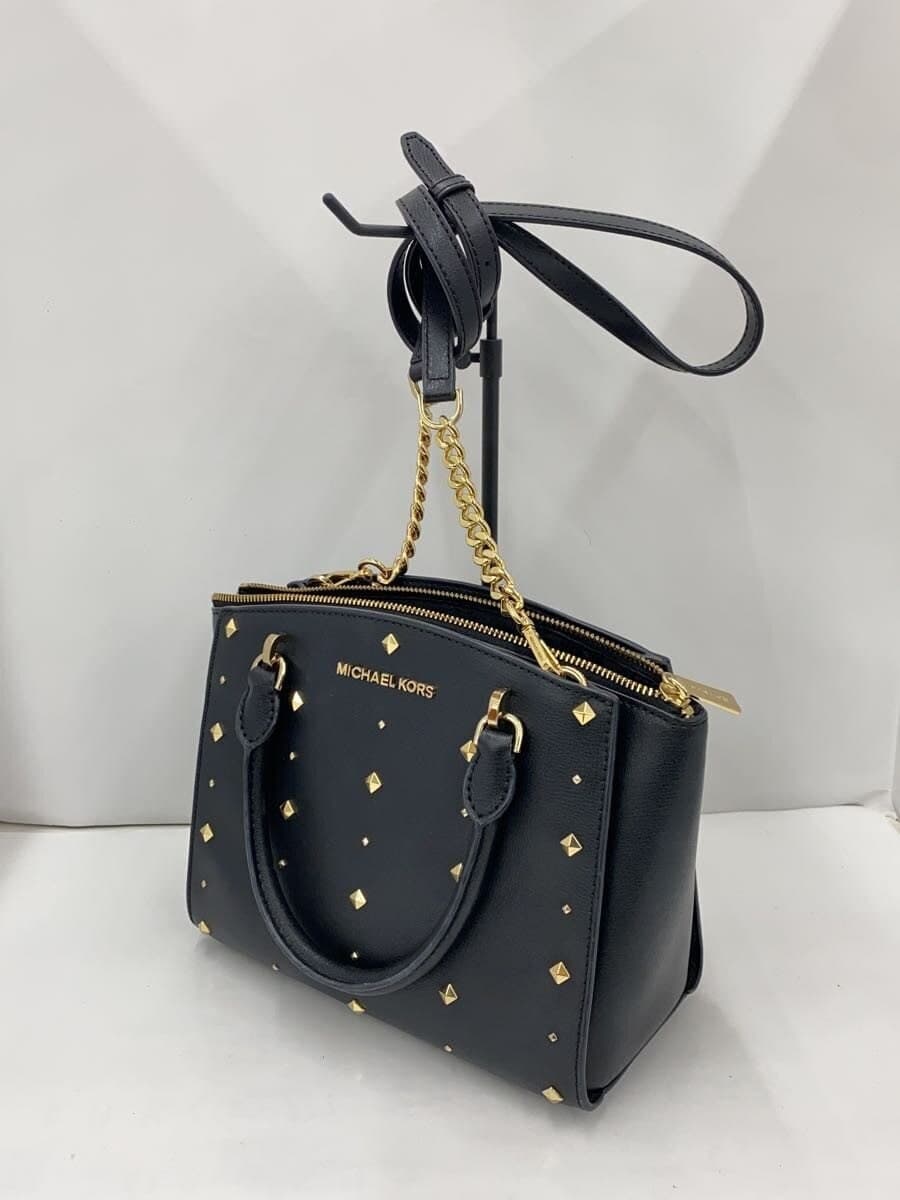 MICHAEL KORS Shoulder Bag Leather Black 35H7GE0S5L 2