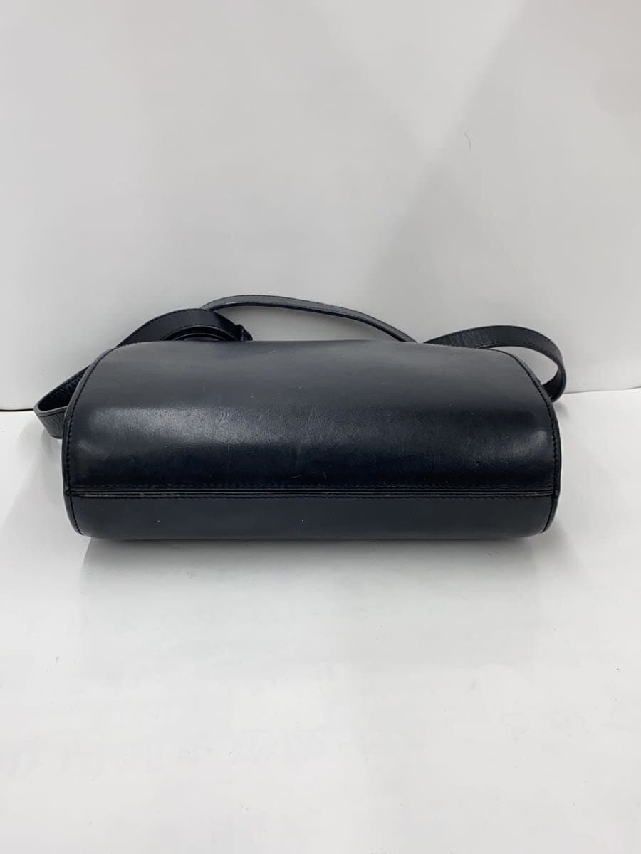 A.P.C. Shoulder Bag Leather Black Plain 1217 4