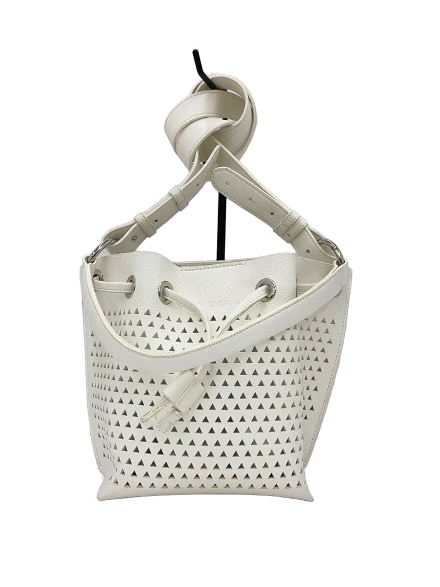 ARMANI EXCHANGE Shoulder Bag -- WHT Solid