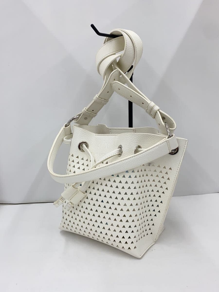 ARMANI EXCHANGE Shoulder Bag -- WHT Solid 2