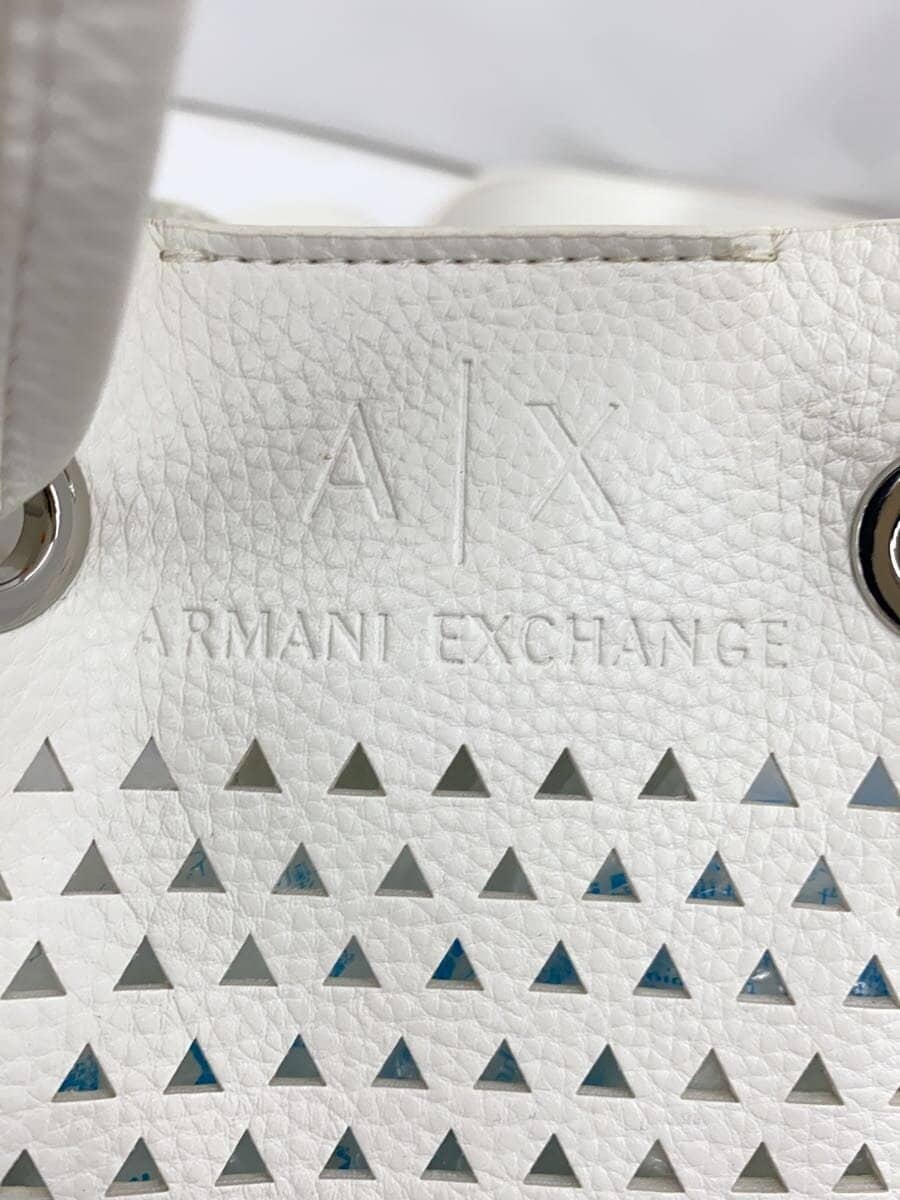 ARMANI EXCHANGE Shoulder Bag -- WHT Solid 5