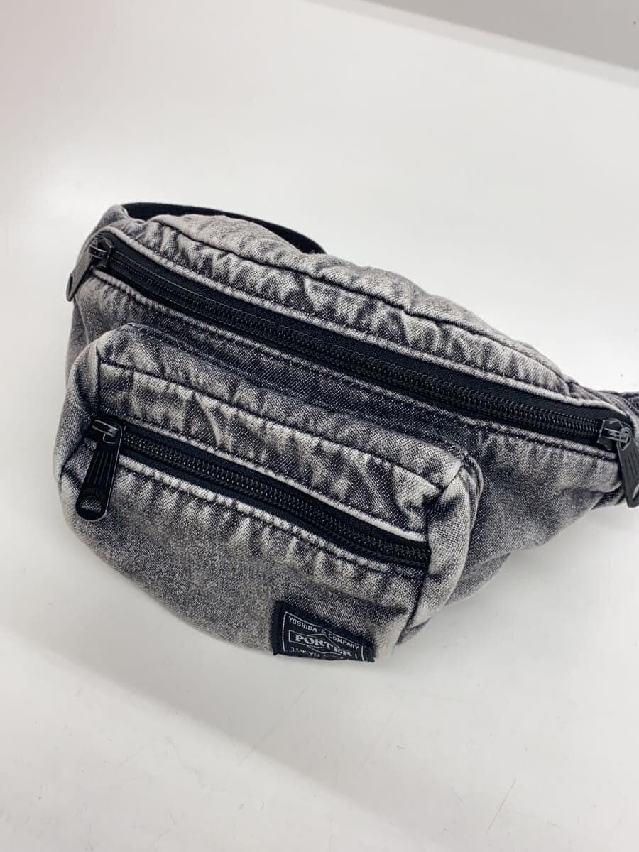 PORTER × B Yoshida Waist Bag -- BLK Solid Color 2