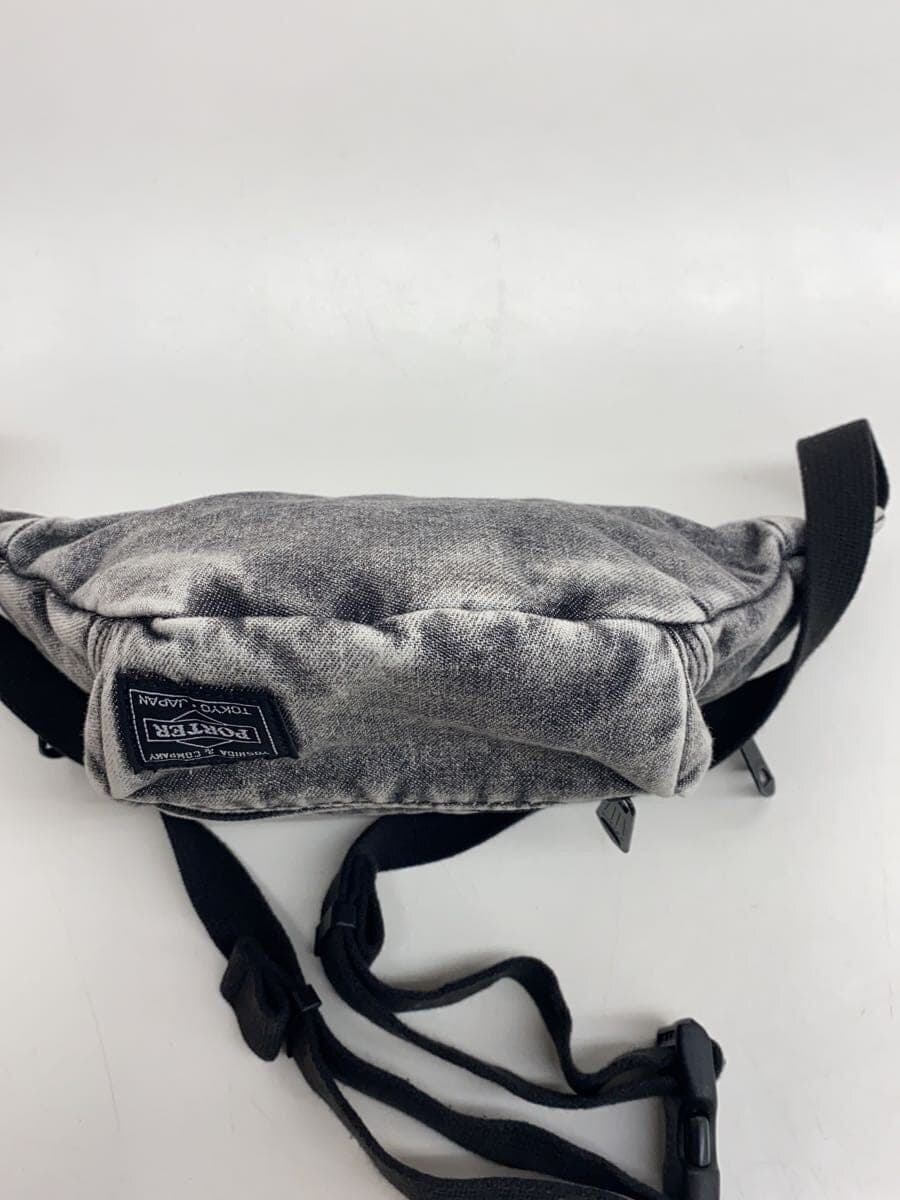 PORTER × B Yoshida Waist Bag -- BLK Solid Color 4