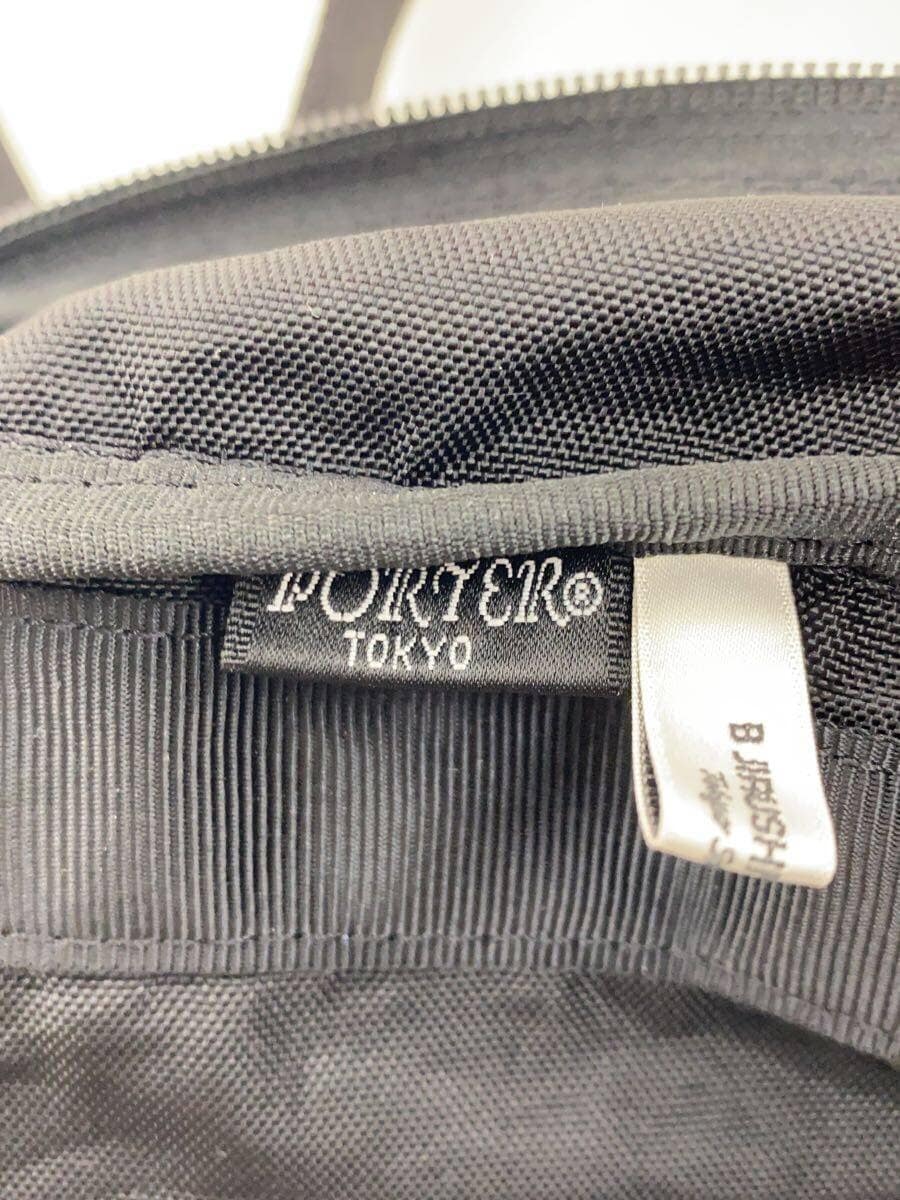 PORTER × B Yoshida Waist Bag -- BLK Solid Color 5