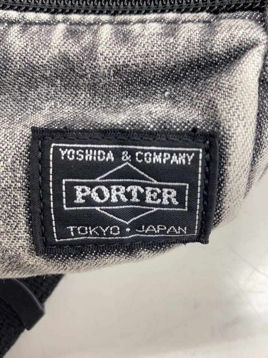 PORTER × B Yoshida Waist Bag -- BLK Solid Color 7