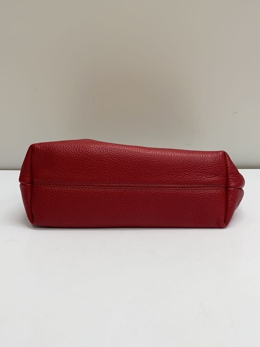 FURLA Handbag Leather RED 4