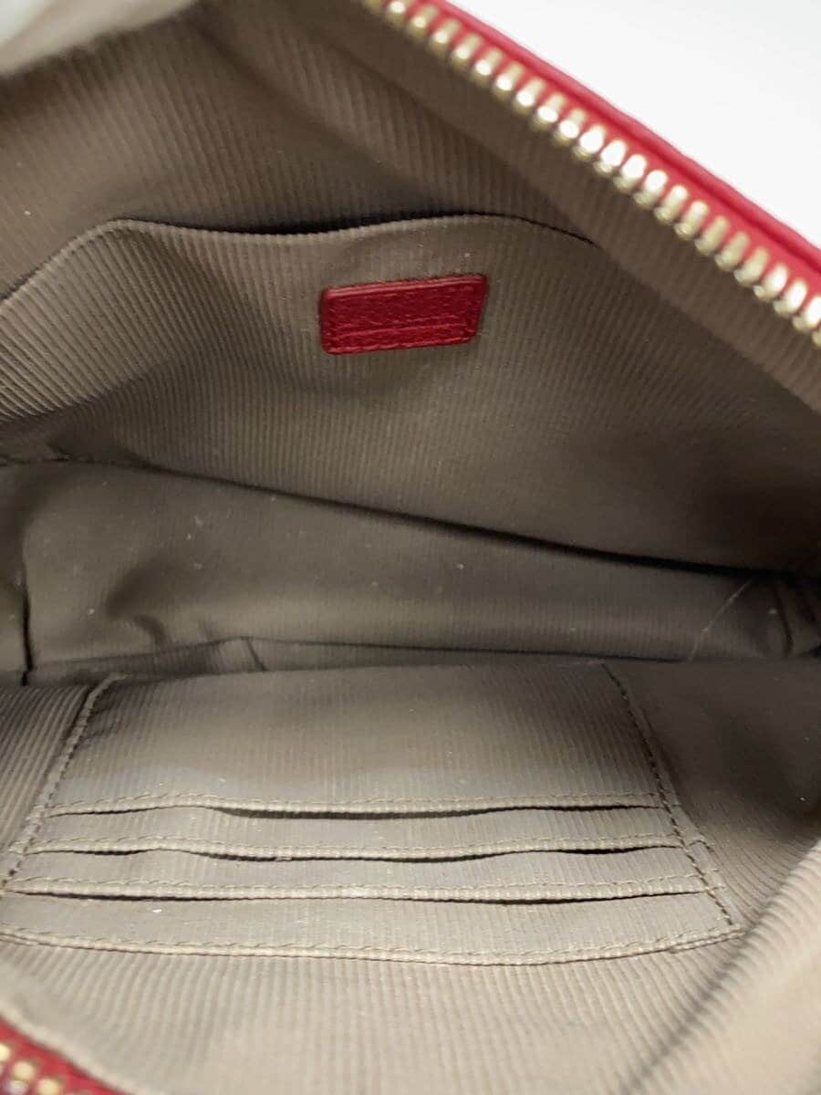 FURLA Handbag Leather RED 6