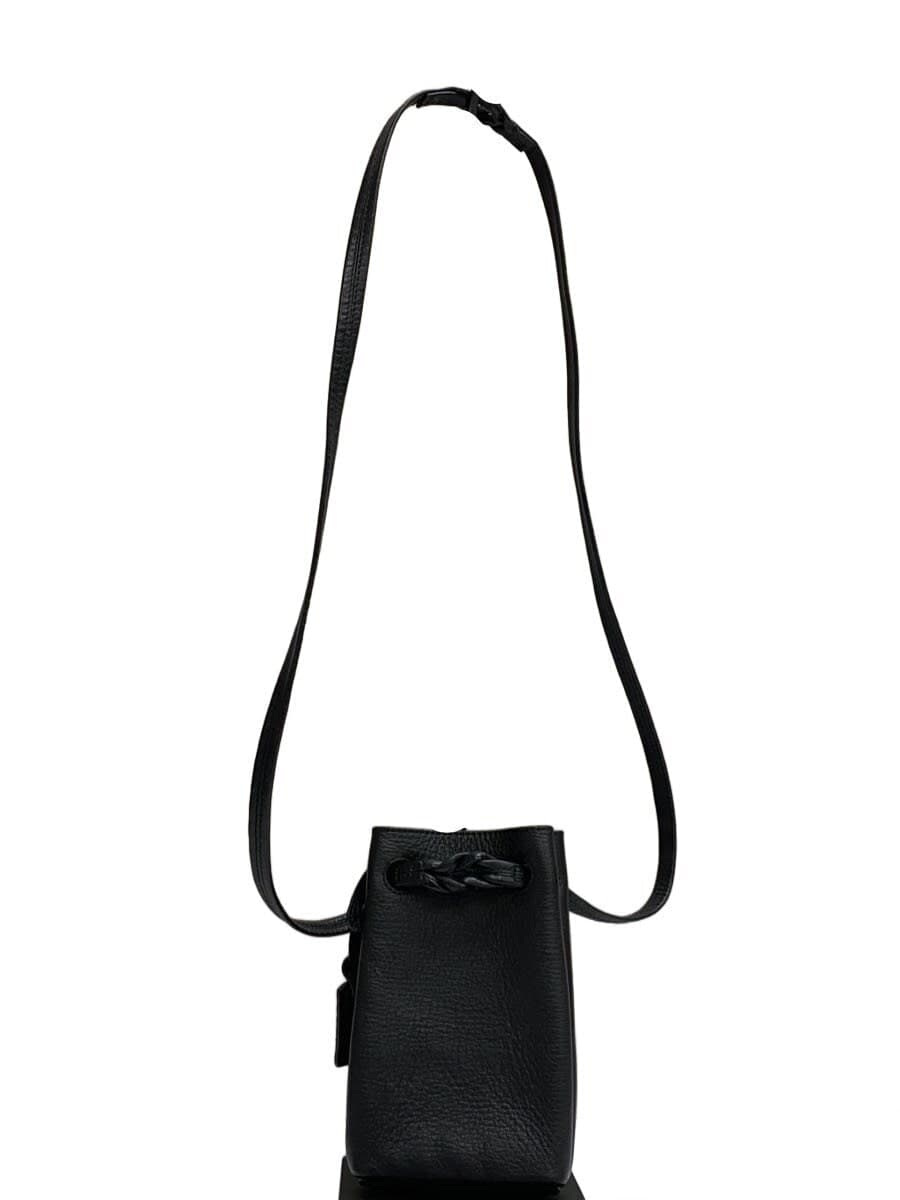HIROFU Shoulder Bag Leather BLK
