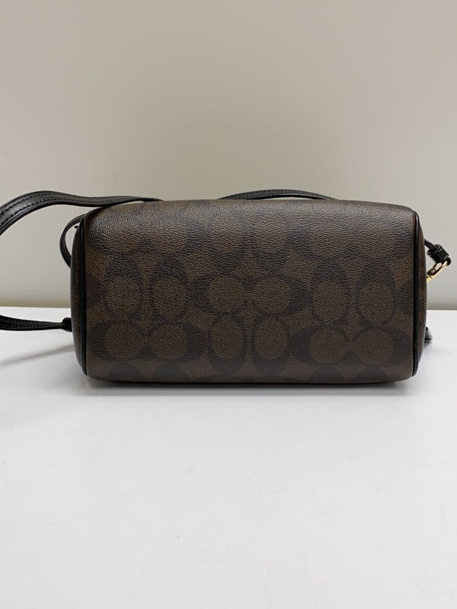 COACH Shoulder Bag PVC BRW All Over Pattern F77879 4