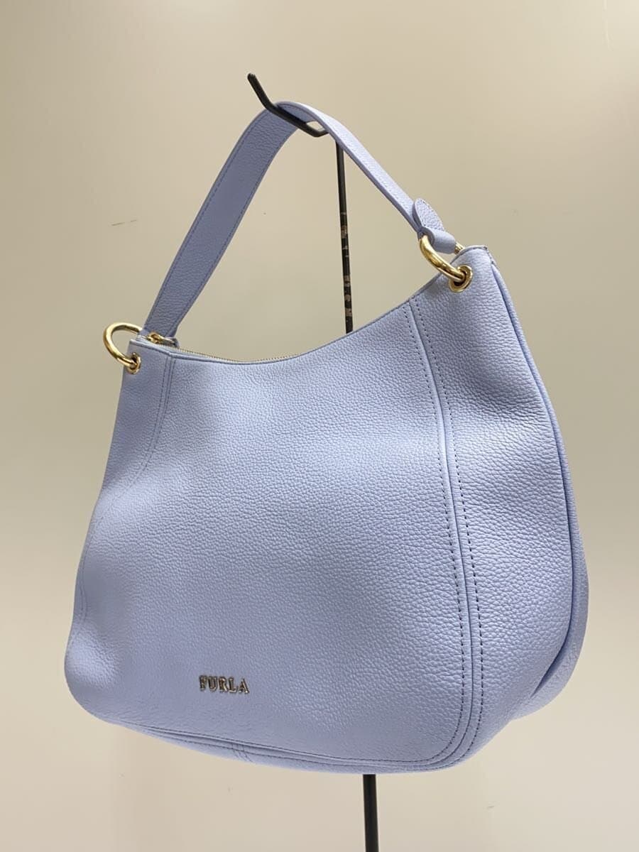 FURLA Shoulder Bag Leather BLU 2
