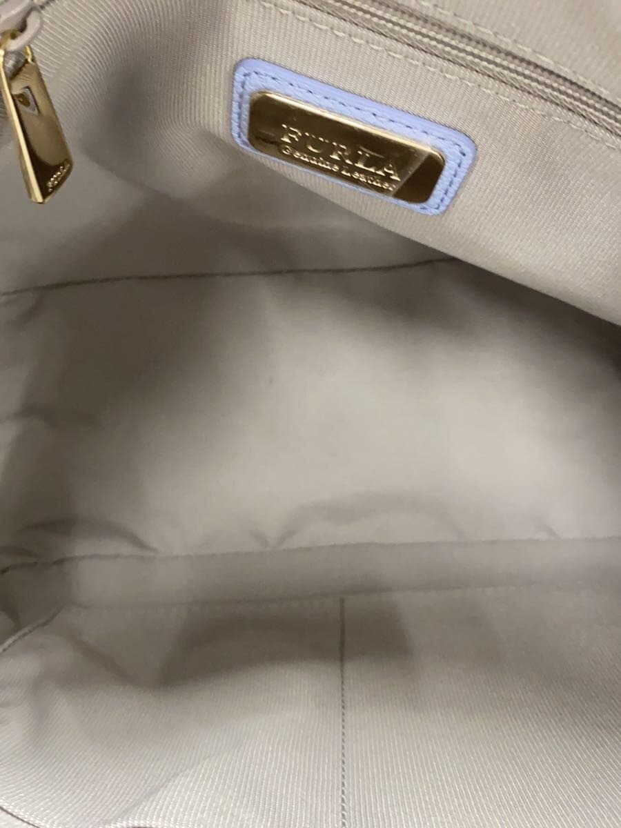 FURLA Shoulder Bag Leather BLU 6
