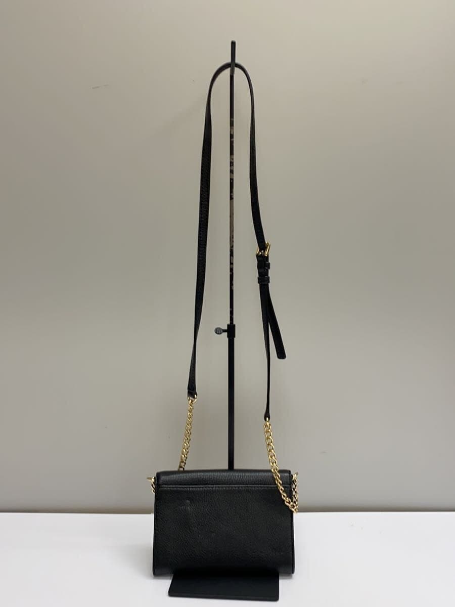 MICHAEL KORS Shoulder Bag Leather BLK AI-1505 3