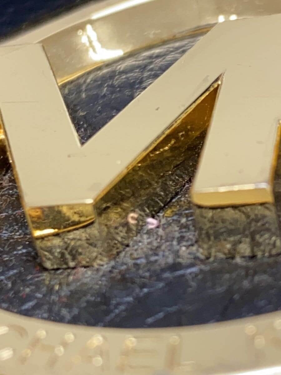 MICHAEL KORS Shoulder Bag Leather BLK AI-1505 6