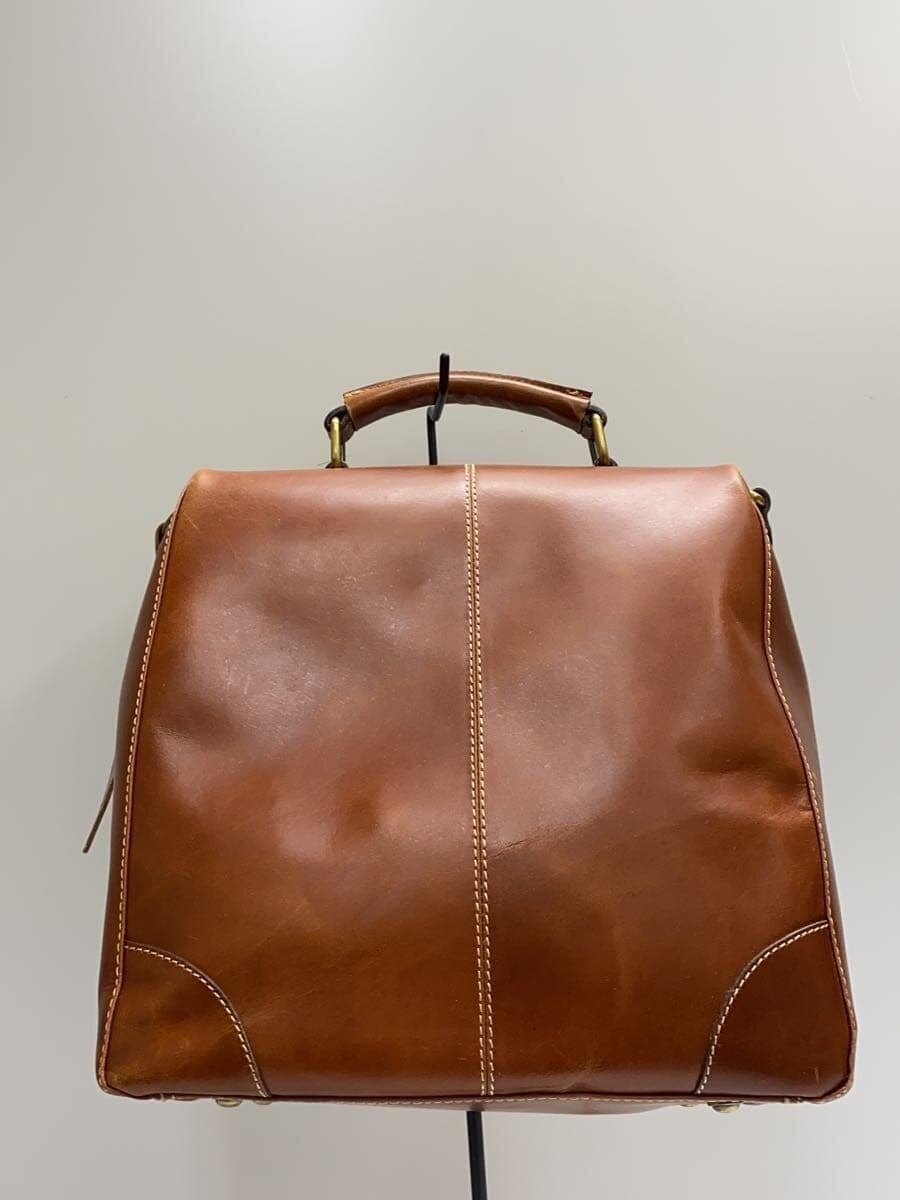 Other Brand herringbone Boston Bag Leather BRW Shoulder No Strap 3