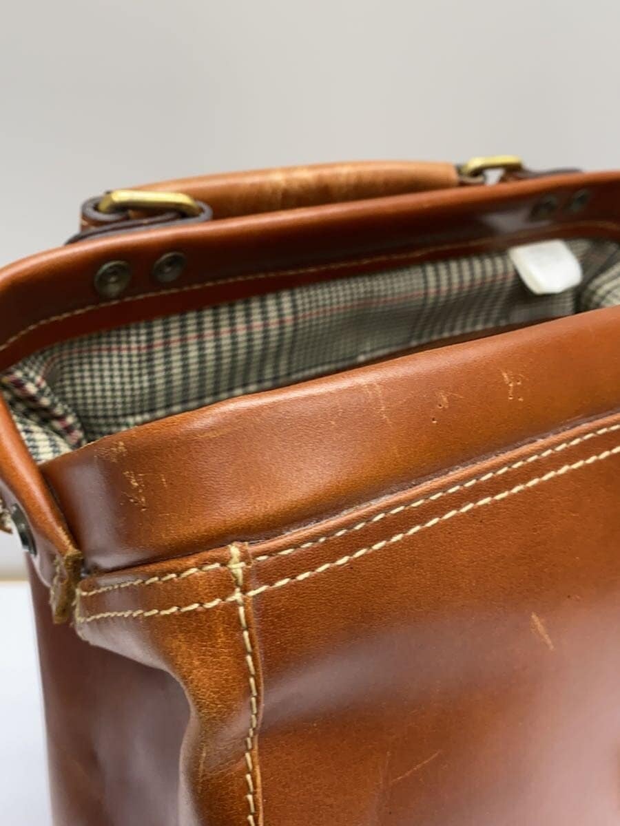 Other Brand herringbone Boston Bag Leather BRW Shoulder No Strap 7