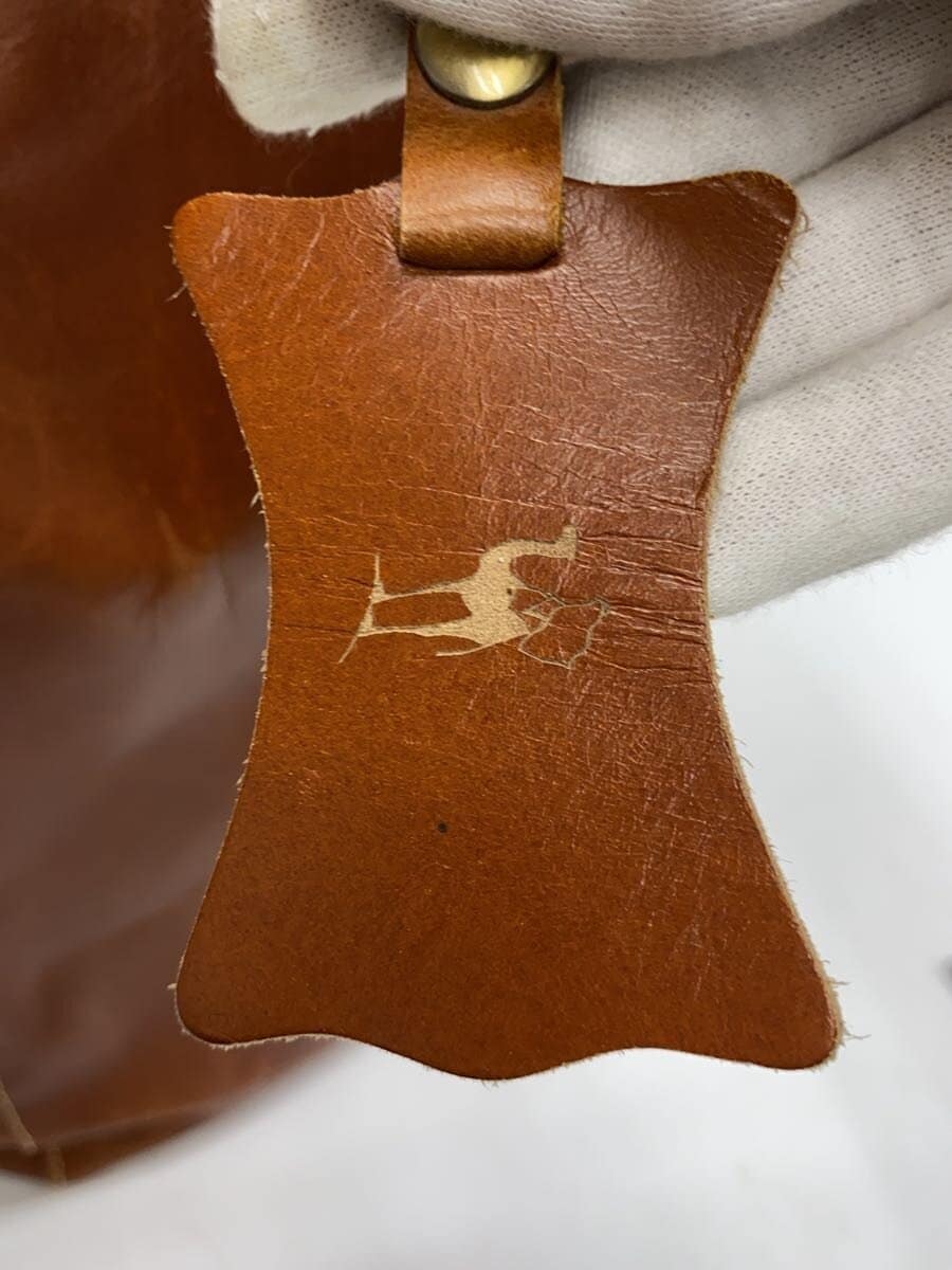 Other Brand herringbone Boston Bag Leather BRW Shoulder No Strap 8