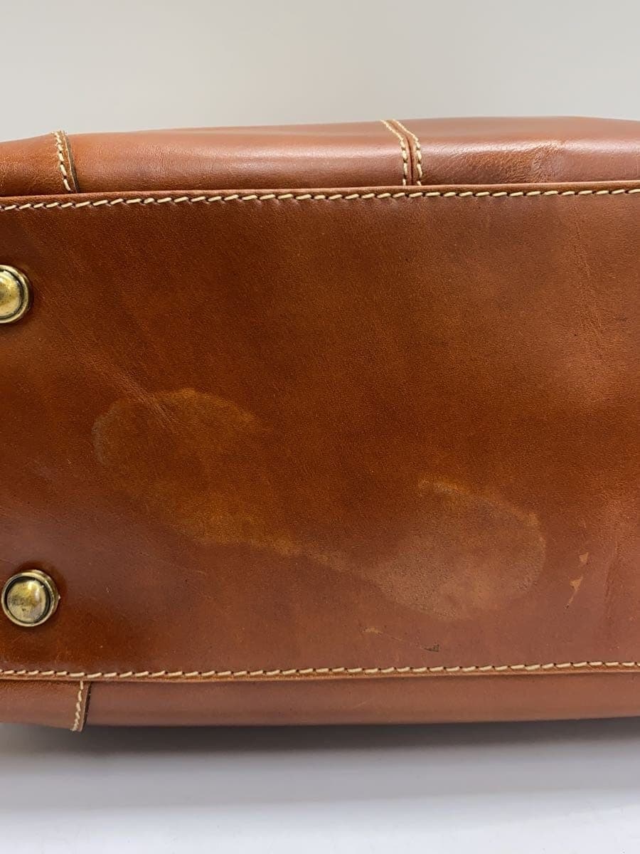 Other Brand herringbone Boston Bag Leather BRW Shoulder No Strap 9