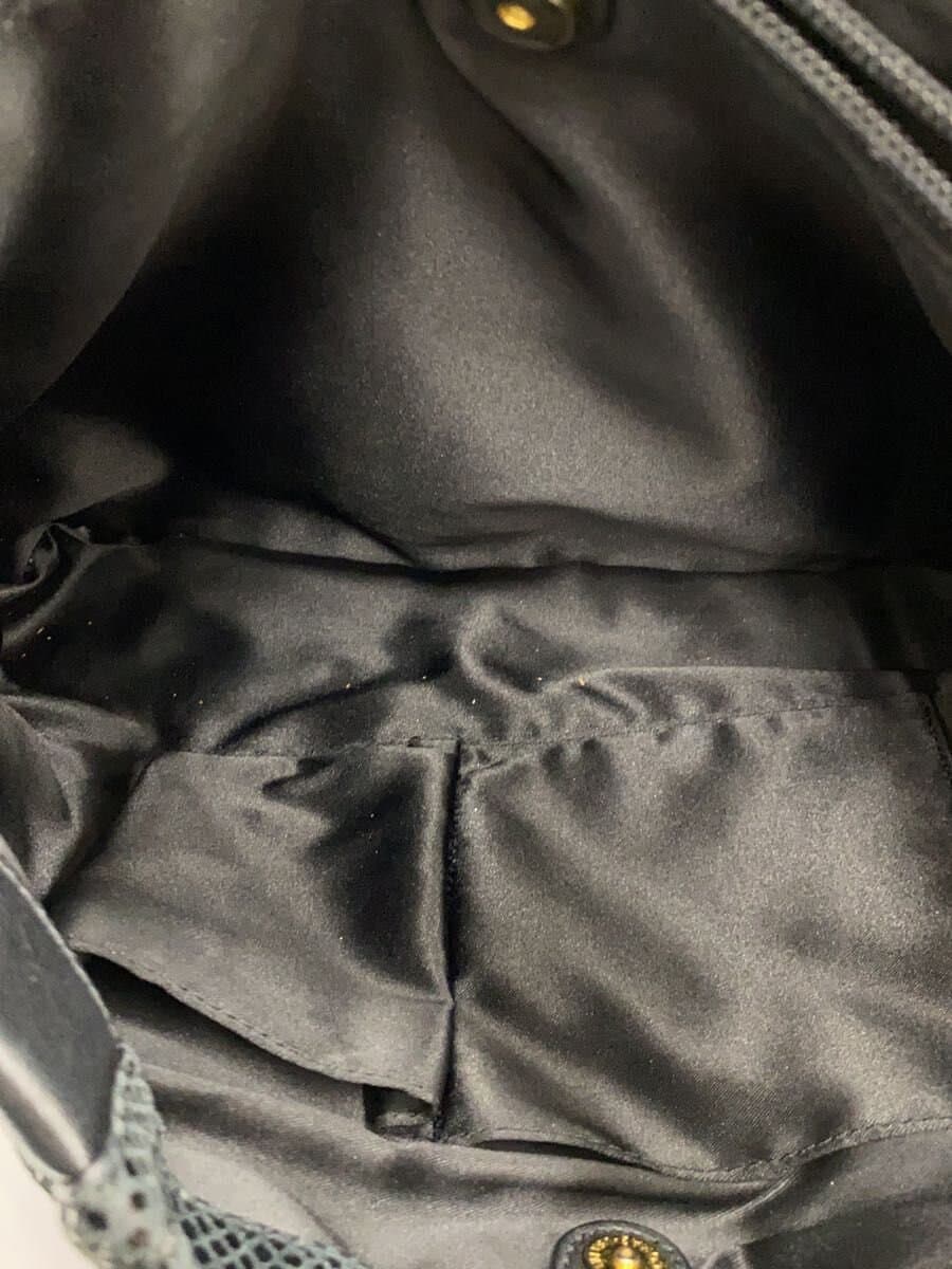 COACH Shoulder Bag_All Leather Leather BLK ※Corner Wear 6