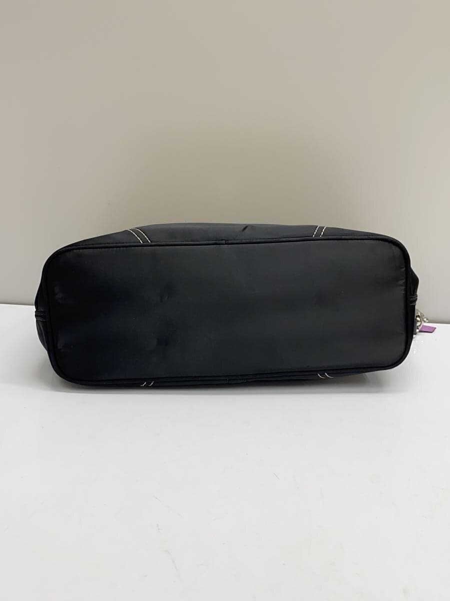 COACH Shoulder Bag Nylon BLK F11669 ※Inside Stain 、Soil 、Discoloration 4