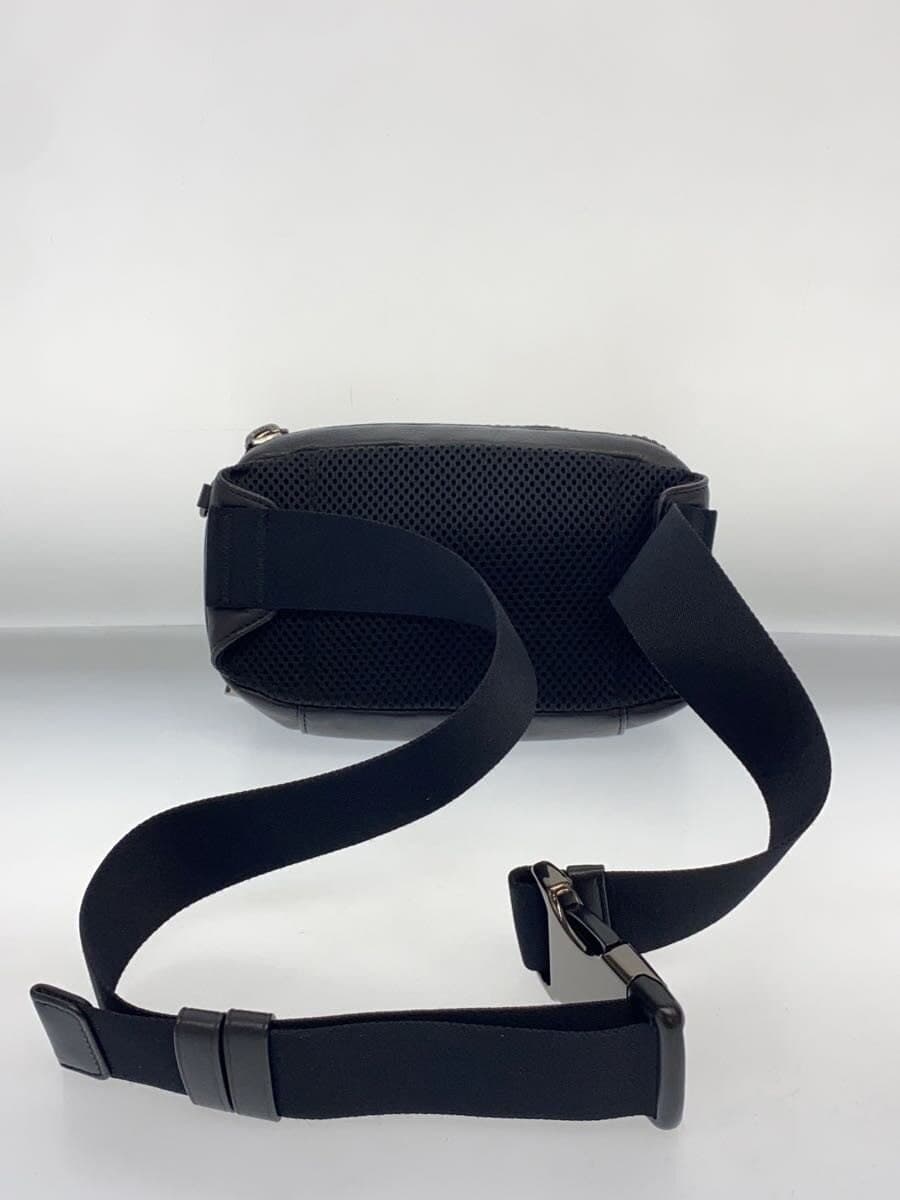 COACH Mini Edge Belt Bag Leather BLK 3