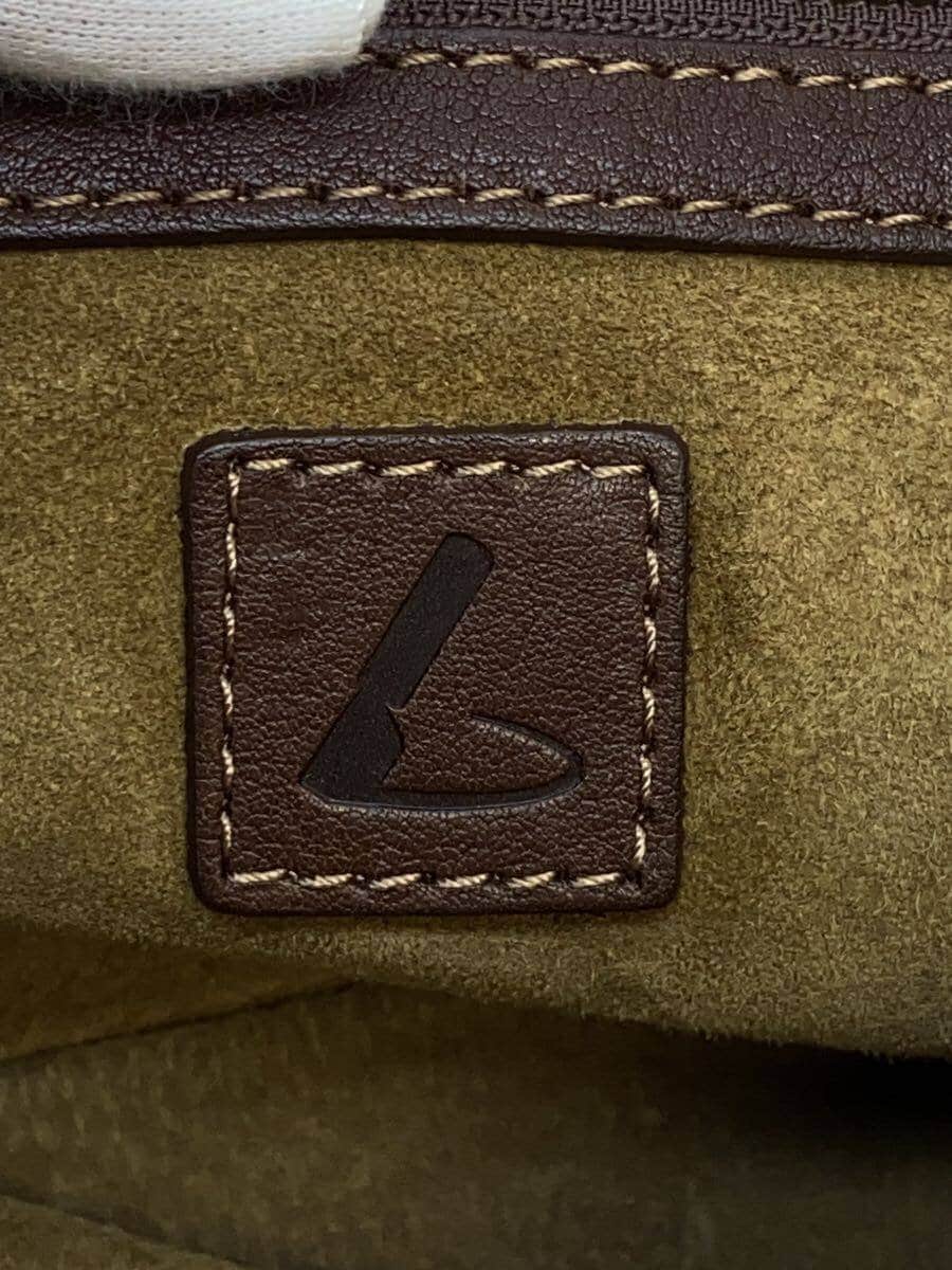 Tsuchiya Kaban Shoulder Bag Leather BRW Plain 5