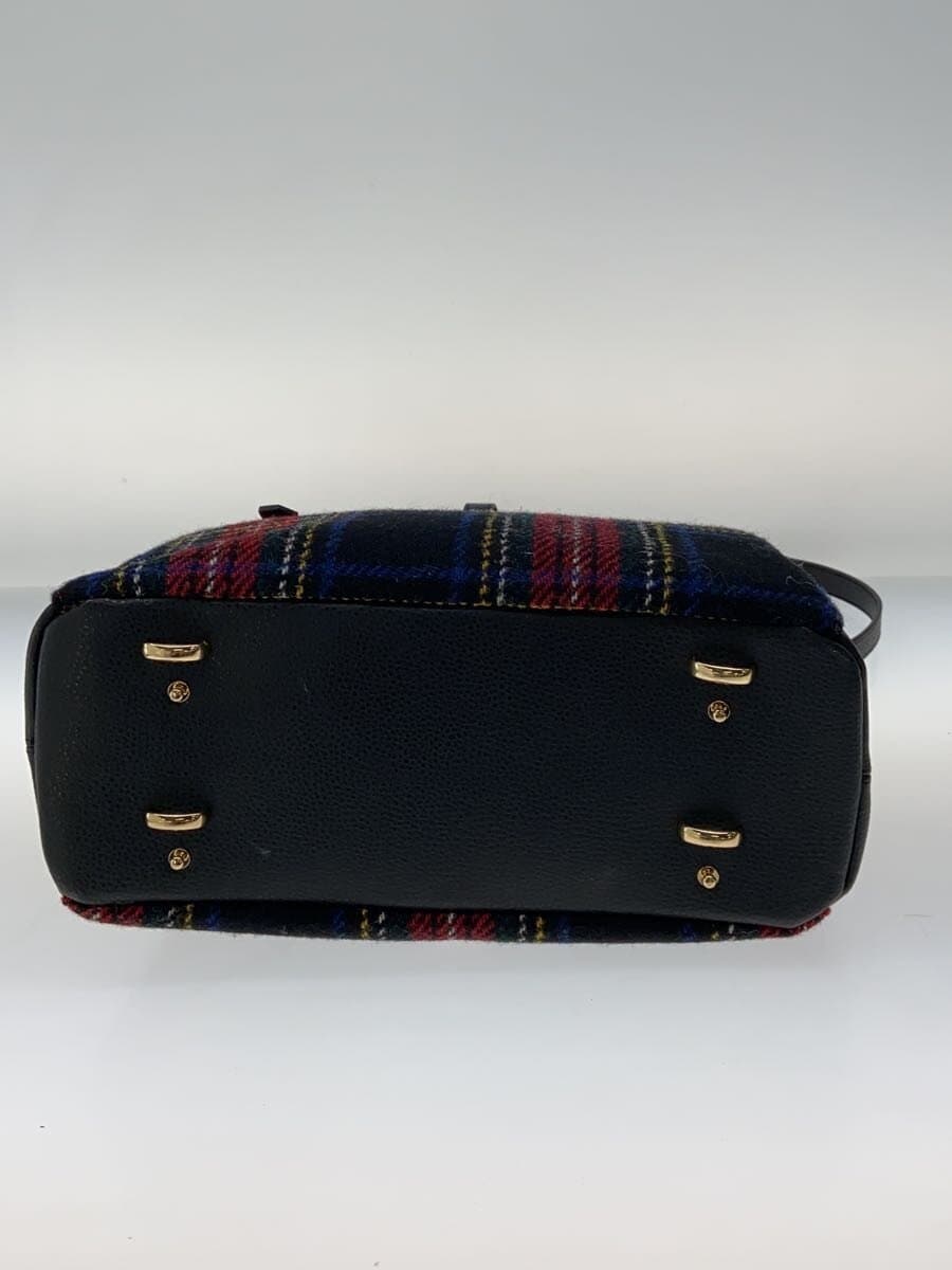 Samantha Thavasa x HARRIS TWEED Shoulder Bag BLK 4