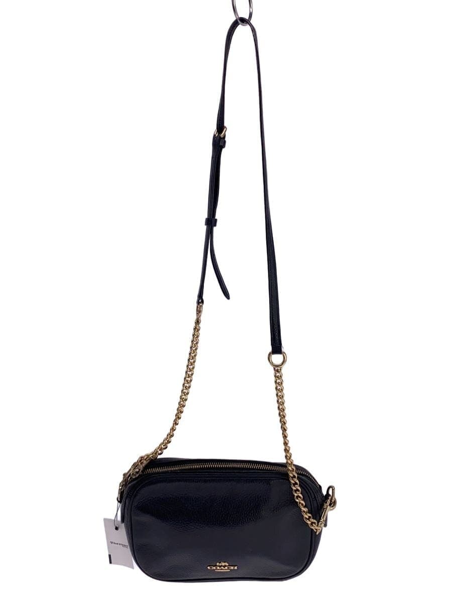 COACH Shoulder Bag BLK Solid F25922