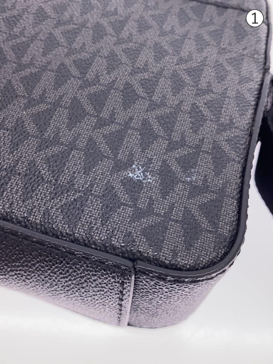 MICHAEL KORS Shoulder Bag Leather BLK All Over Pattern 37F2LCOC5B 7