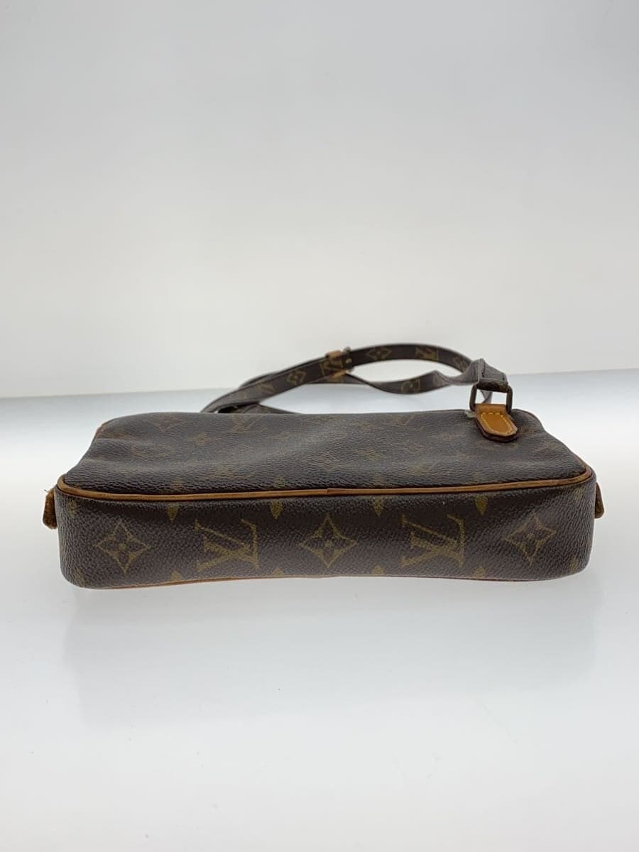 LOUIS VUITTON Pochette Marly Bandoulière Monogram Canvas PVC BRW M51828 4