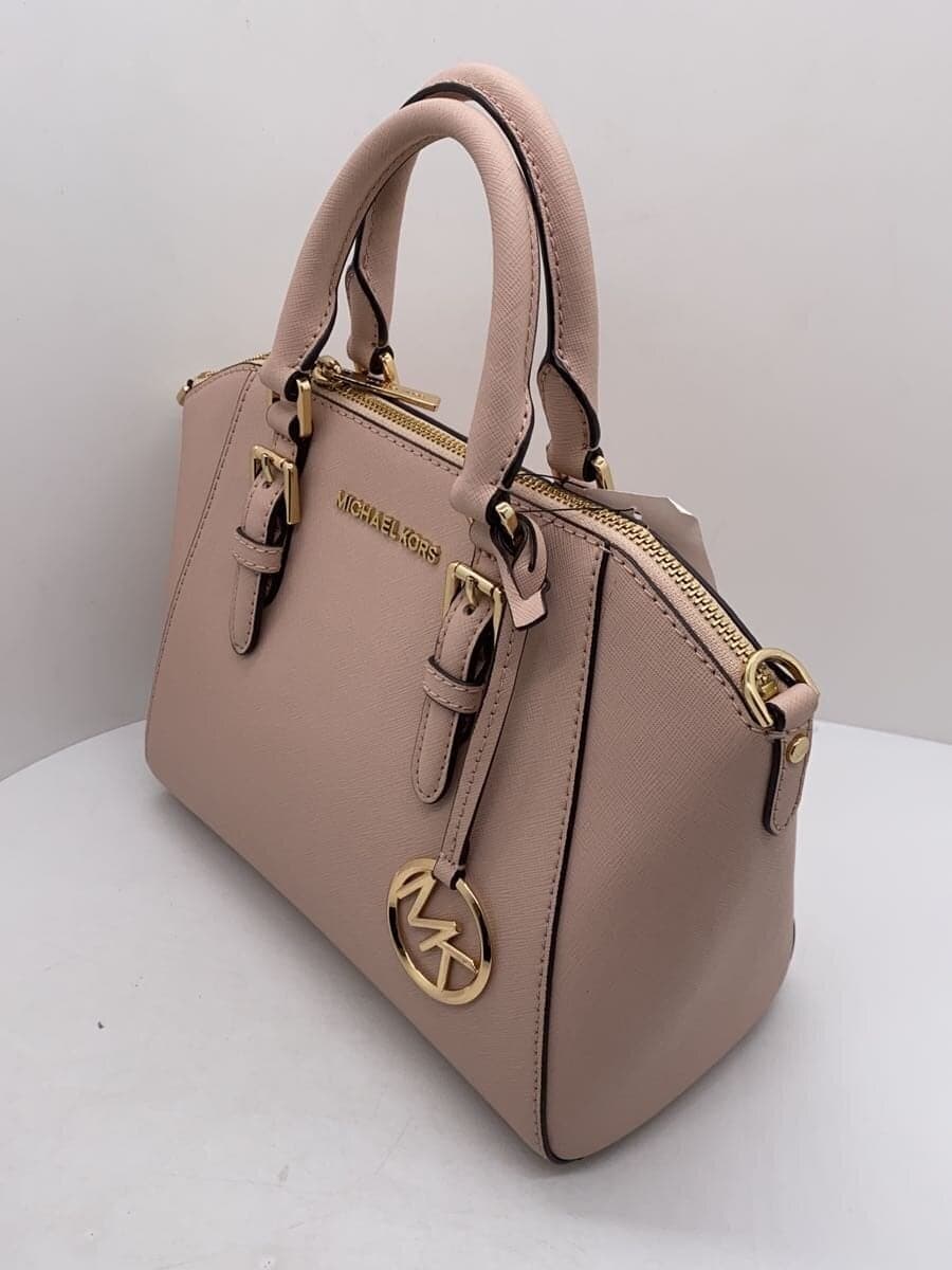 MICHAEL KORS Shoulder Bag Leather BEG DB-1811 2