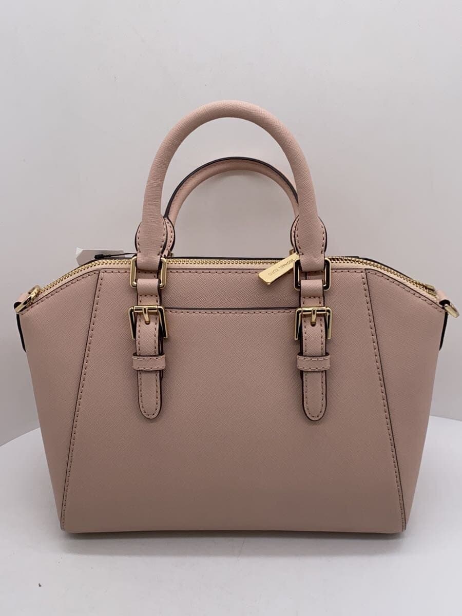 MICHAEL KORS Shoulder Bag Leather BEG DB-1811 3