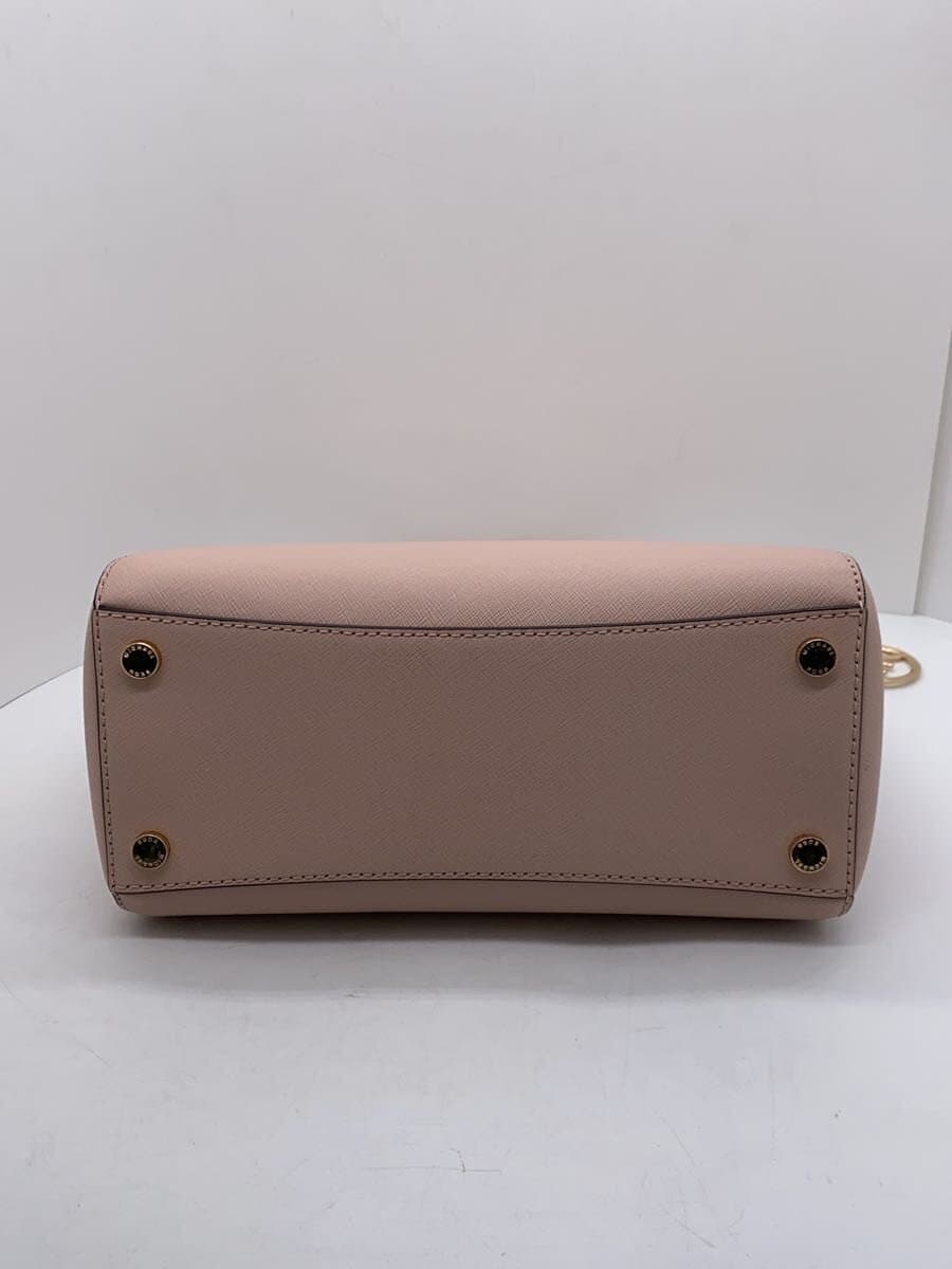 MICHAEL KORS Shoulder Bag Leather BEG DB-1811 4