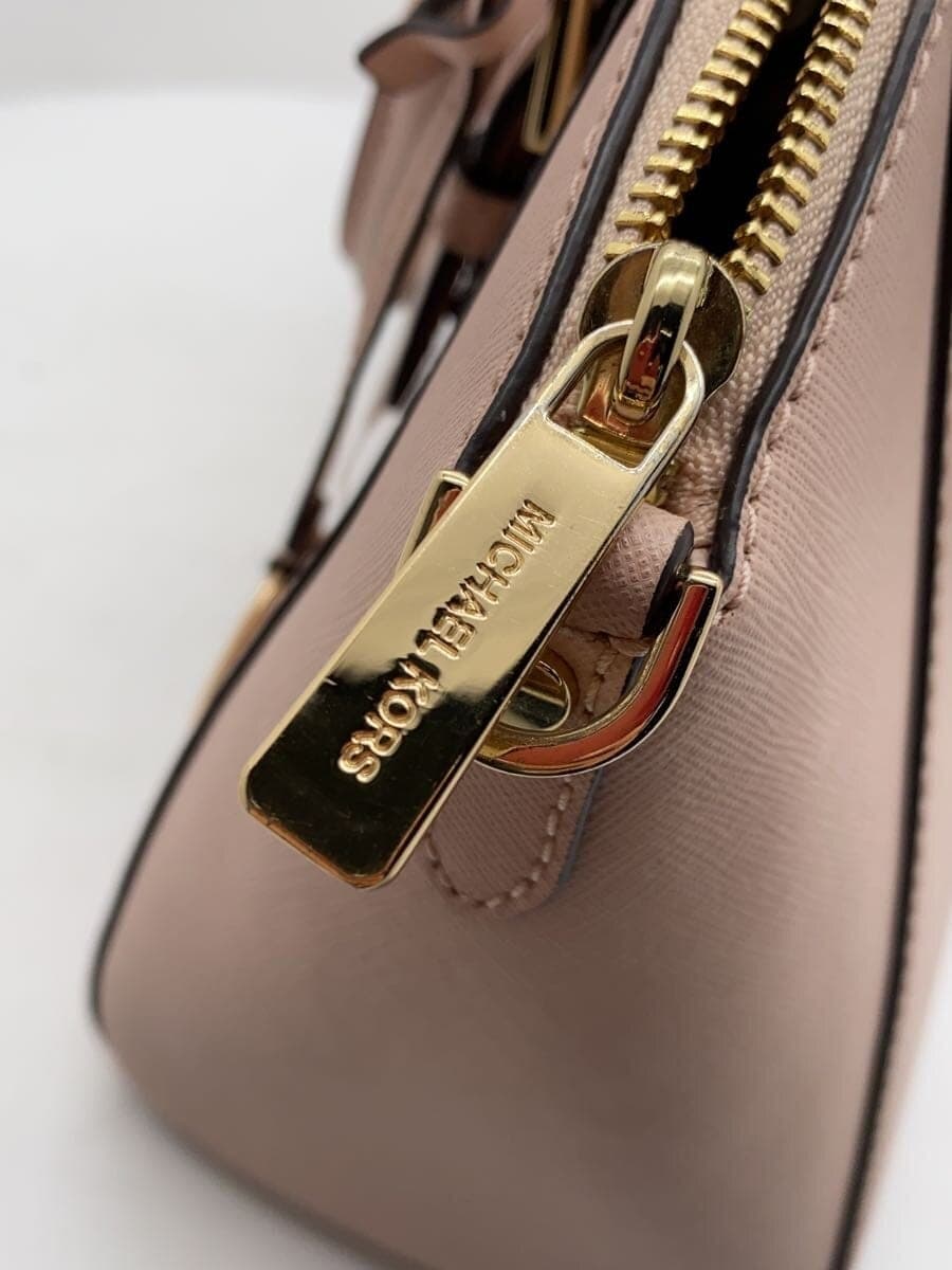 MICHAEL KORS Shoulder Bag Leather BEG DB-1811 9