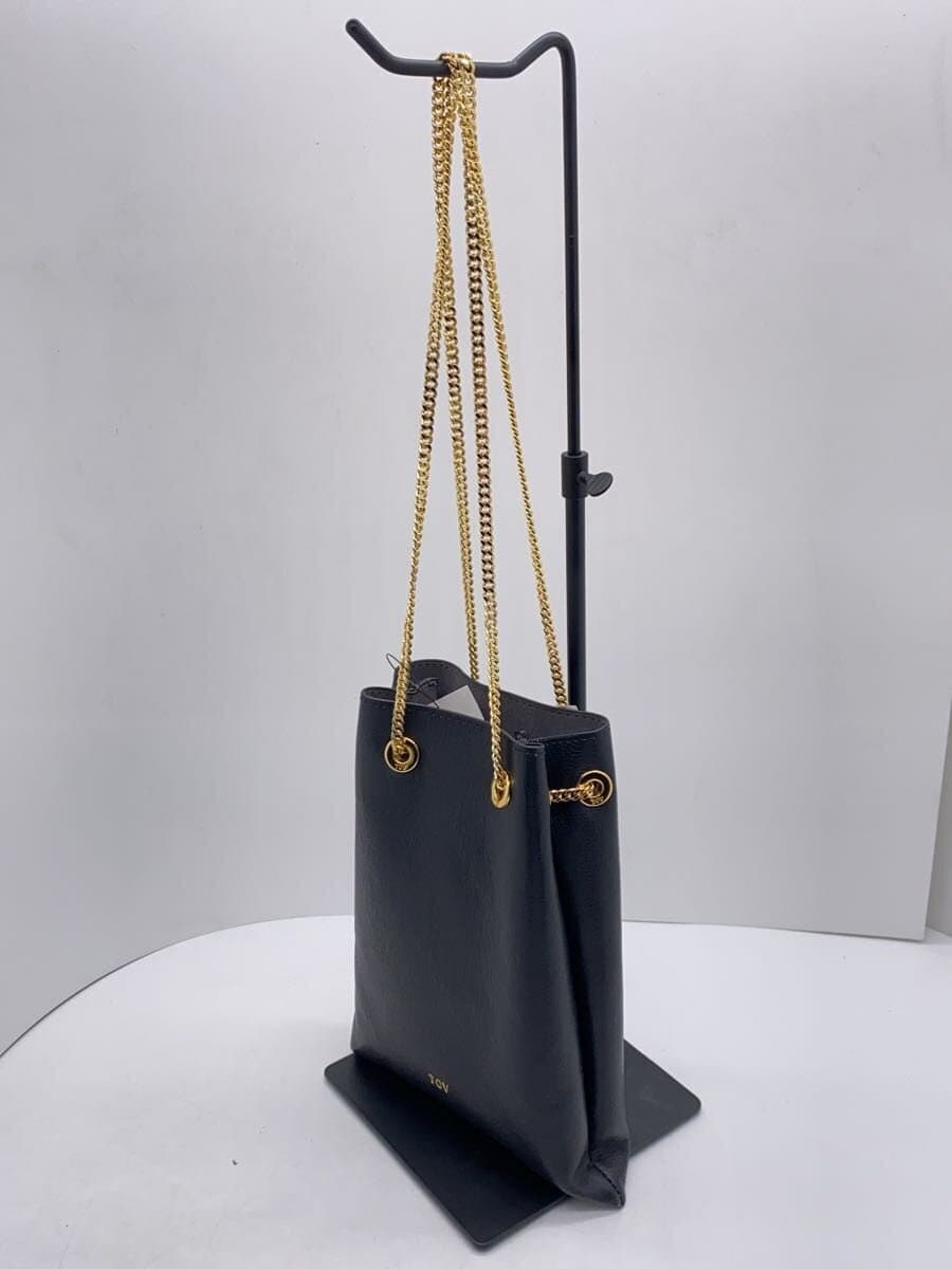 tov Shoulder Bag Leather BLK Solid 2