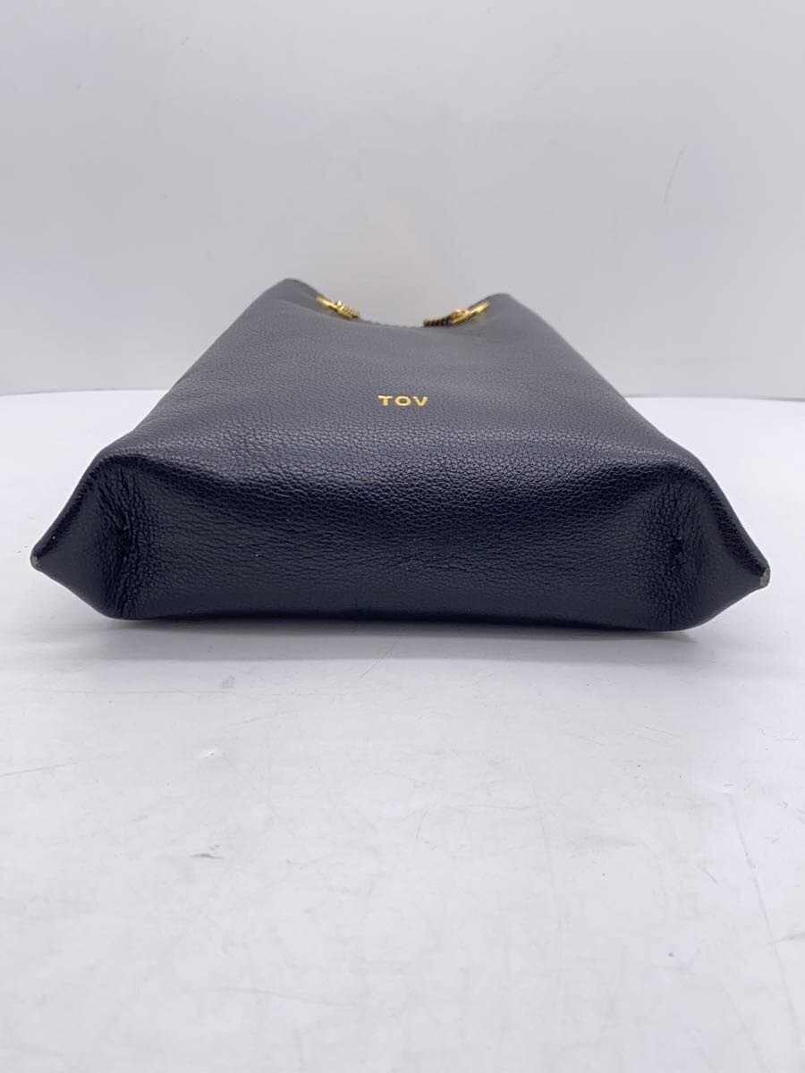 tov Shoulder Bag Leather BLK Solid 4