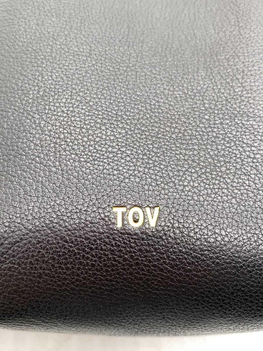 tov Shoulder Bag Leather BLK Solid 5