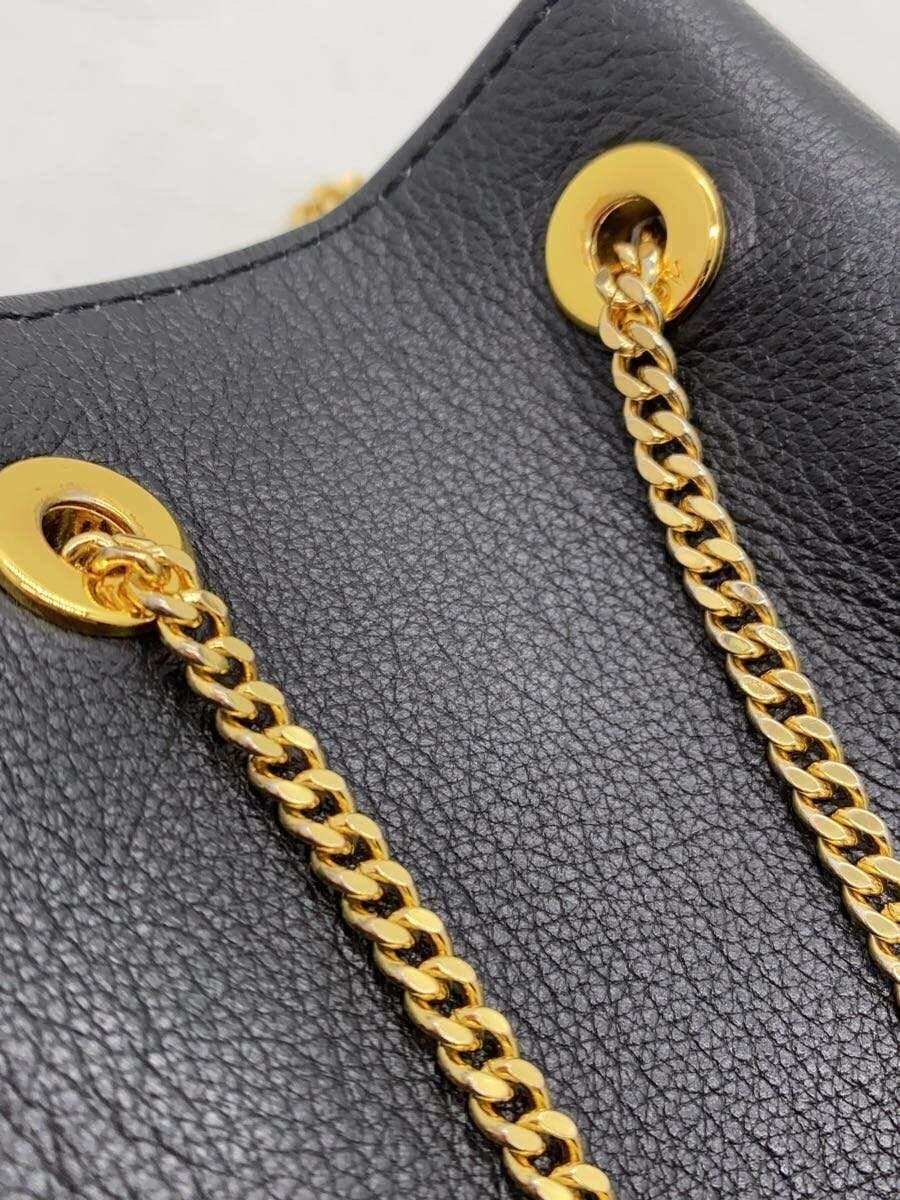 tov Shoulder Bag Leather BLK Solid 7