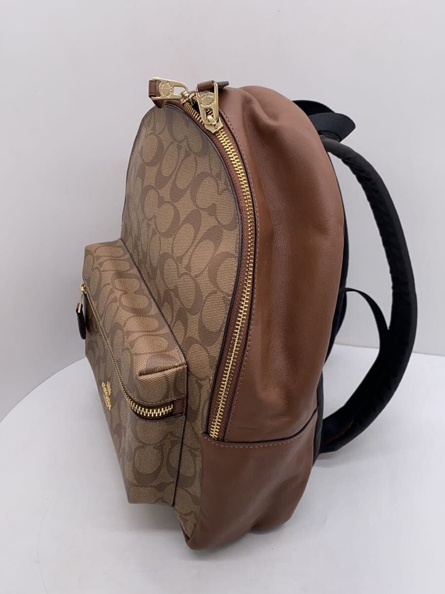 COACH Medium Charlie Backpack_Signature PVC BRW 2