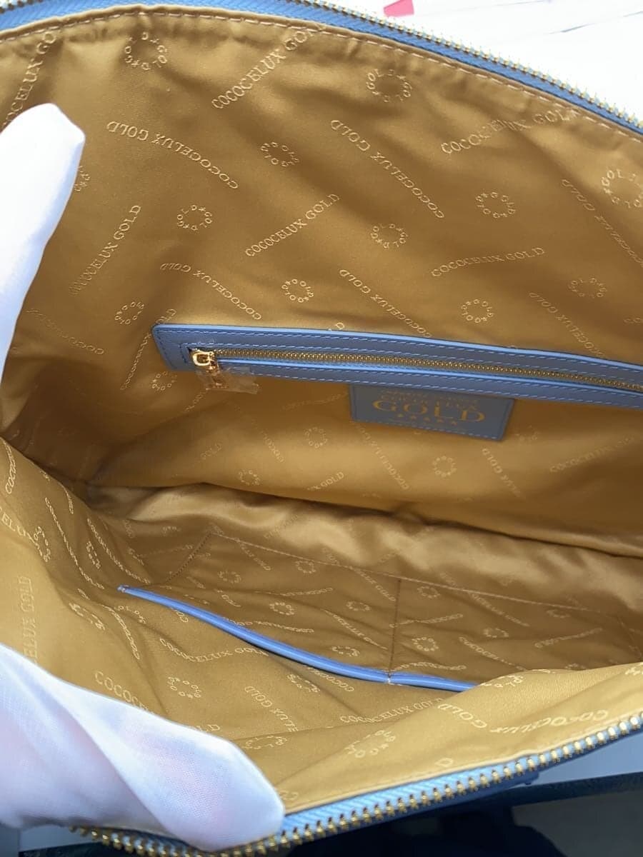 COCOCELUX GOLD Bag Cowhide BLU Solid 5