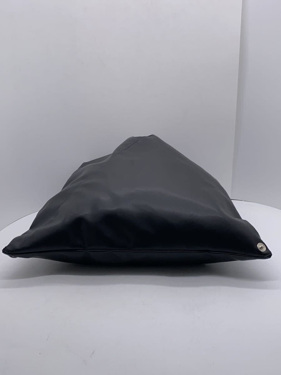 MM6 Tote Bag Leather BLK Solid 4