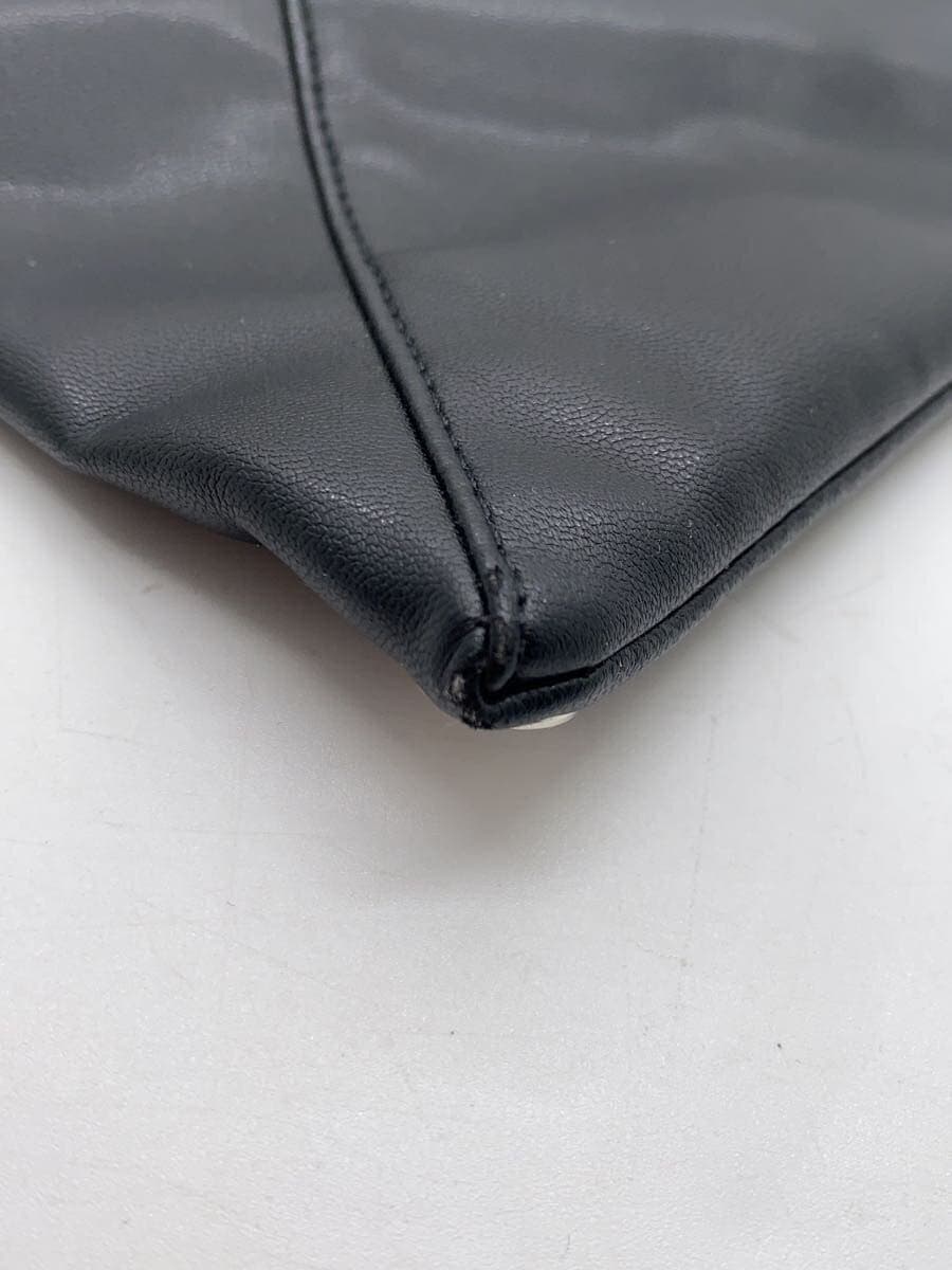 MM6 Tote Bag Leather BLK Solid 7