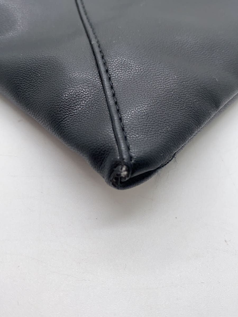 MM6 Tote Bag Leather BLK Solid 8