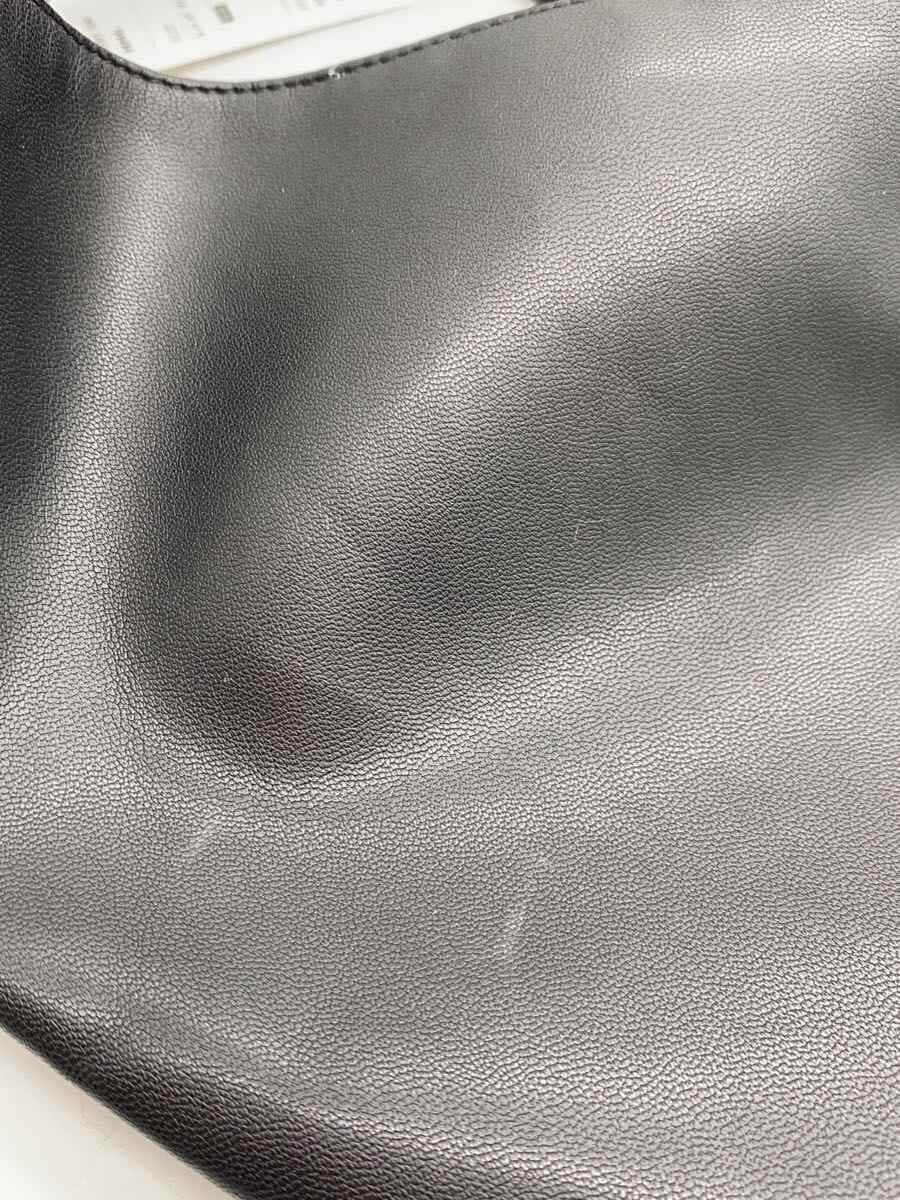 MM6 Tote Bag Leather BLK Solid 9