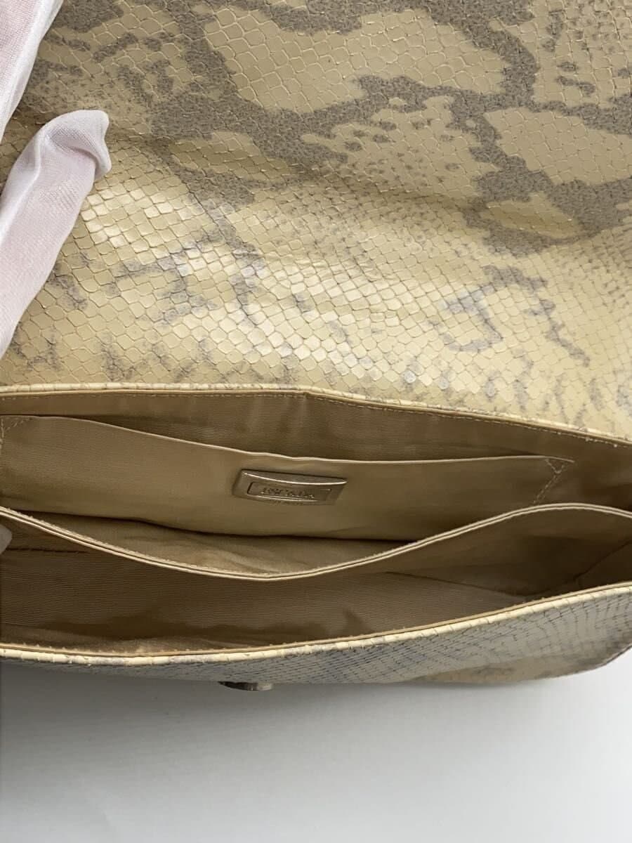 ESCADA Shoulder Bag Leather WHT 5