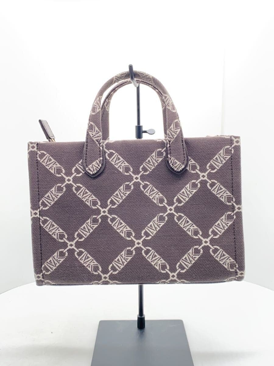 MICHAEL KORS Shoulder Bag Canvas BRW All Over Pattern ce-2303 3