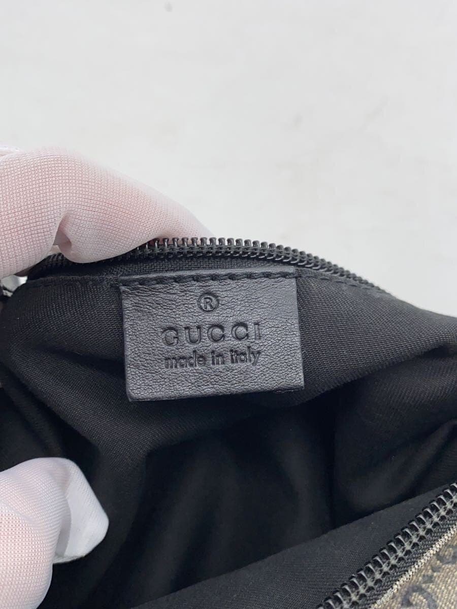 GUCCI Shoulder Bag_GG Crystal Canvas BRW Surface With Fabric Deterioration 4