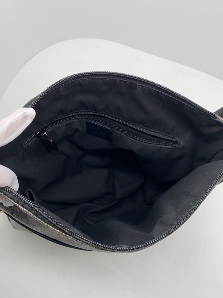 GUCCI Shoulder Bag_GG Crystal Canvas BRW Surface With Fabric Deterioration 5